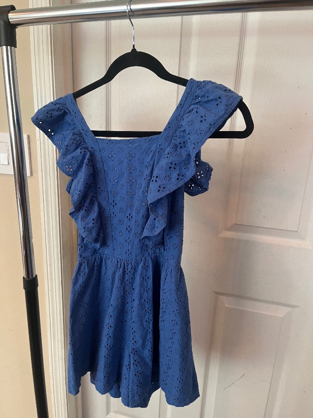 Girls eyelet romper